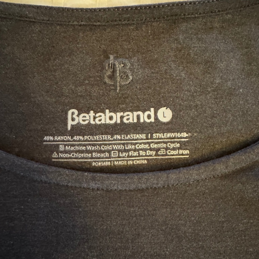 Betabrand peplum top, size L - Picture 2 of 5